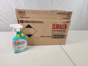 lot 150 image: New Case of Cloralean Bathroom Cleaner with Bleach