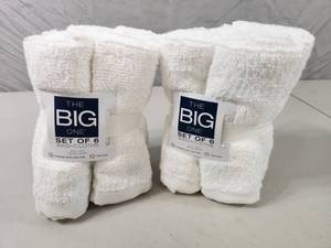 lot 163 image: 12 New The Big One Washclothes
