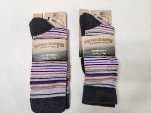 lot 167 image: 2 New Pair of Hiwassee Trading Co Hometown Crew Socks