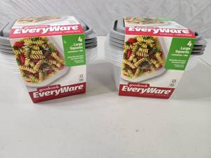 lot 171 image: 8 New Good Cook Everyware Food Storage Containers