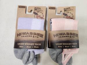 lot 173 image: 2 New Pair of Hiwassee Trading Co No Show Merino Wool Socks