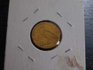 1912 $2.50 Gold Indian Coin XF