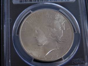 1922 Peace Silver Dollar PCGS MS64  PCGS Price Guide $115