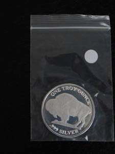 Liberty Buffalo BU 1 Oz. Silver Round
