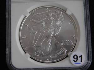 2011-S American Silver Eagle NGC MS69