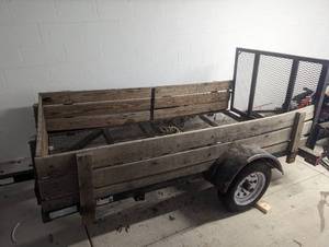 lot 2 image: Big Max utility trailer with a spar...