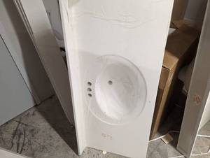 lot 13 image: New bathroom sink, may have a minor...