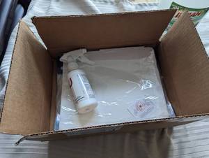 lot 37 image: Lot of window insulation and cleane...