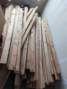 lot 47 image: Large pile of 2x4 lumber with nails...