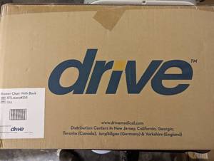 lot 168 image: New Drive medical shower chair with...