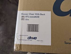 lot 173 image: New Drive medical shower chair with...