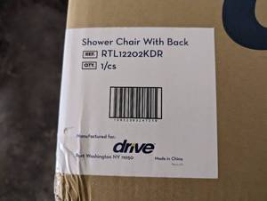 lot 175 image: New Drive medical shower chair with...