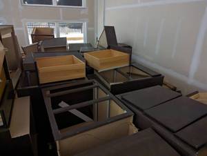 lot 188 image: Buyers choice of 40 new kitchen cab...