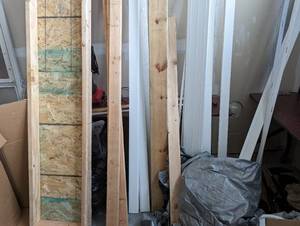 lot 86 image: Lumber, treated deck board, trim an...