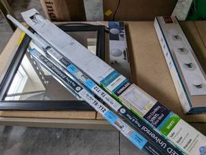 lot 97 image: New mirrors, lights, blind for a wi...