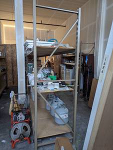 lot 101 image: 2 Sections of pallet racking with 8...