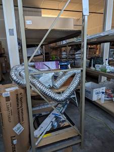 lot 104 image: 2 Sections of pallet racking with 8...