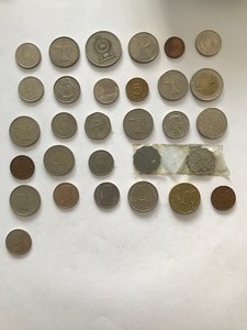 lot 26 image: 30 misc. foreign coins