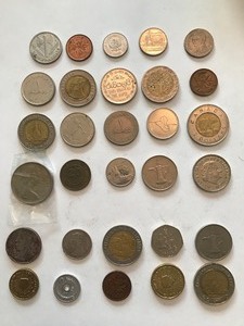 lot 29 image: 30 misc. foreign coins