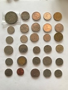 lot 30 image: 30 misc. foreign coins
