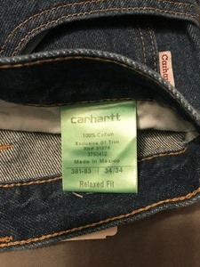 lot 99 image: 2 pair of new Carhartt Jeans size 34 X 34 Relaxed fit
