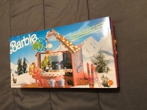 lot 108 image: Ski Fun Barbie (1991) Barbie Doll - Pink Label