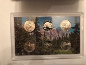 lot 186 image: 2005 United States Mint Westward Journey Nickel Series Coin Set