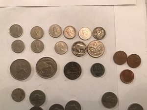 lot 284 image: Proof sets, Uncirculated Roosevelt dimes, Lincoln Pennies, Jefferson nickels, Liberty dimes, etc