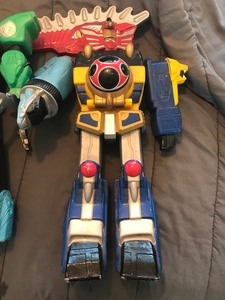 lot 294 image: 2 large transformer toy figurines approx. 24 tall