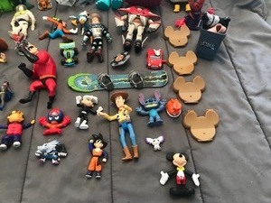 lot 303 image: Lot of Disney figurines and more