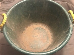 lot 323 image: Fortified muck  feed bucket