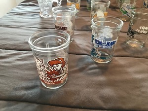 lot 338 image: 21 - collector glasses ( welches and McDonalds)