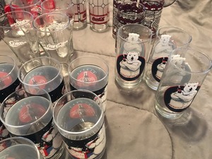 lot 341 image: Lot of Coca Cola glasses