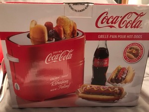 lot 349 image: Coca Cola hot dog  bun toaster