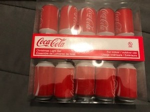 lot 359 image: 3 - Coca Cola Christmas light sets
