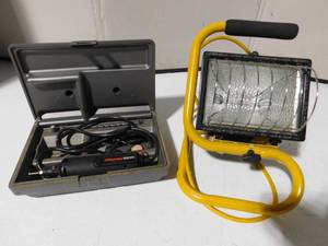 lot 227 image: Flood light and dremel