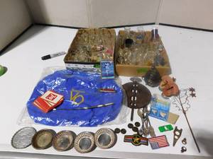 lot 241 image: Nolan Ryan baseball card,Vintage stove part, children metal pie tins and more