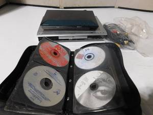 lot 255 image: Slim DVDVCDCD payer,Blue ray wireless dvd player, Dvds &