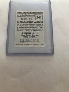lot 419 image: 1990 Panini Calciatori DIEGO MARADONA Napoli #241