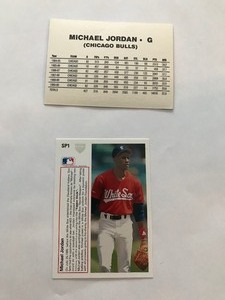 lot 420 image: 2 - Michael Jordan cards