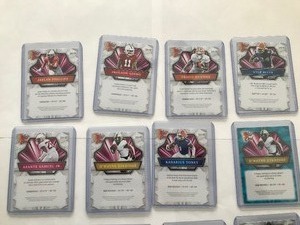 lot 424 image: 12 - 2021 Wild Card Alumination Football cards