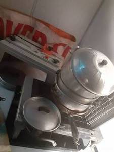 lot 260 image: Router table, Hard cover books, pots, pans vintage calendars and more