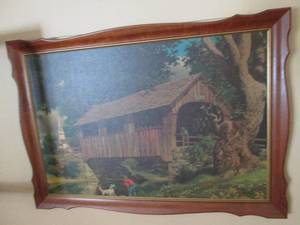 lot 49 image: Large Vintage painting by Paul Detl...