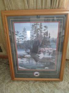 lot 63 image: Stans Eagle Print double matted and...