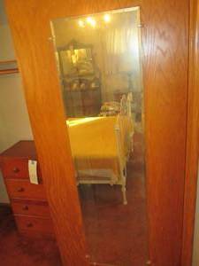 lot 110 image: Full length mirror on master closet...