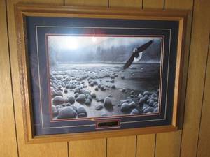lot 117 image: Kevin Daniel Eagle over Water do...