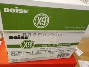 Boise 5000 Sheets 8 12 x 11 White...