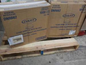 2 Cases Dart Small Clear Dome Lids ...