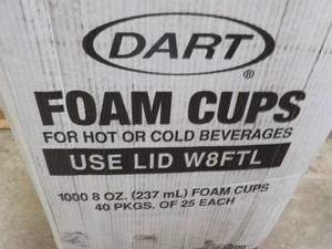 Dart 1000 Foam Hot or Cold 8 oz Cup...