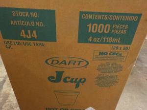 Dart J Cup Case of 1000 - 4 oz Hot ...